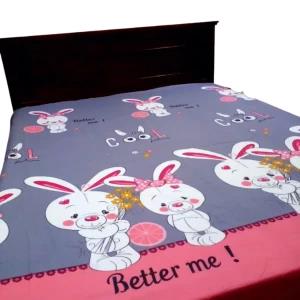 Generic Twill Cotton Bedsheet with 4 Pillow Covers