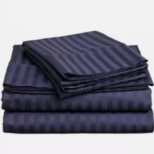 High Quality Egyptian Strips Super King Size Bedsheet