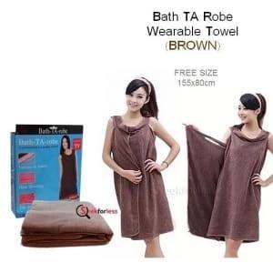 Bath Robe A convienient wearble towel