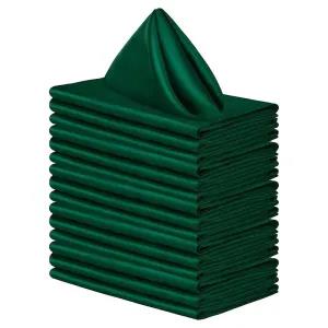 Emerald Green 50cmx50cm Square Table Napkins Soft Handkerchi