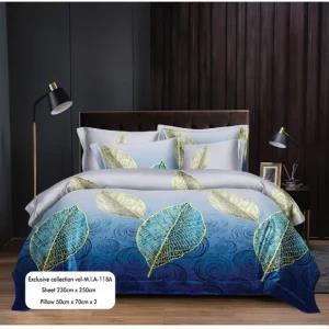 Mia Bedsheets / Bedsheet With 2 Pillow Covers (90 x 100)