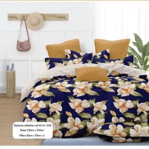 Mia Bedsheets / Bedsheet With 2 Pillow Covers (90 x 100)