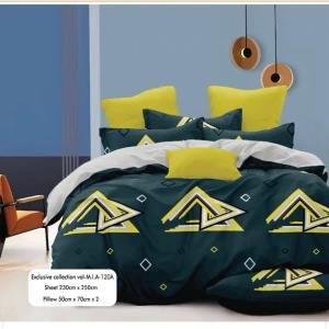 Mia Bedsheets / Bedsheet With 2 Pillow Covers (90 x 100)