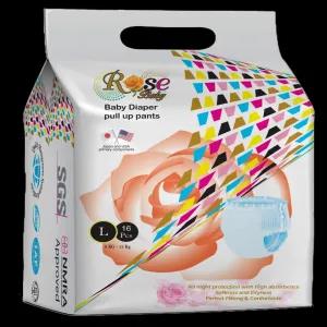 Economy,L Size (8-14kg) Rose baby Diaper Pants, Diapers size