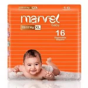 Marrvel Baby Diapers X-LARGE 16 Pcs