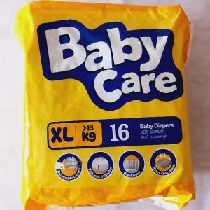 Baby Care Baby Diapers - 16pcs - XL