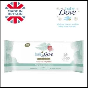 Baby Dove Sensitive Moisture Fragrance Free Wipes 50 UK