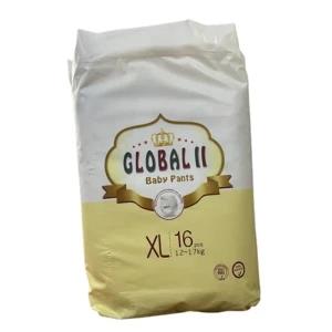 Global ll Baby Diaper Pants XL (12-17kg) 16Pcs