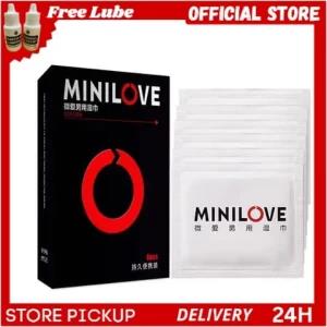 Mini Love scrub delay hand wipe wet tissues (6 Packet)