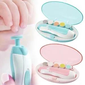 Pink Baby Electric Nail Clipper Safe Baby Nail File Portable