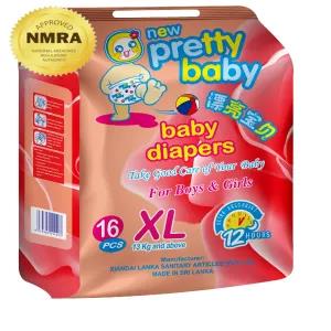 Pretty Baby Diapers Extra Large XL Size (11-17kg)