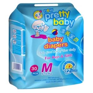 Pretty Baby Diapers Medium (5-10kg) 30pcs
