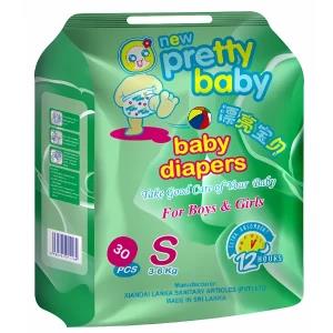 Pretty Baby Diapers Small (3-6kg) 30pcs