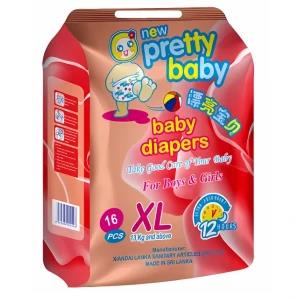 Pretty Baby Diapers XL (13kg above) 16pcs