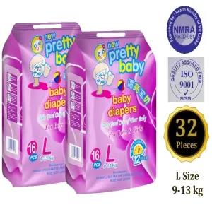 Pretty Baby Economy Diapers Large 8-14kg