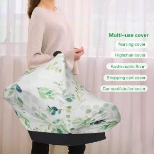 Generic Stretchy Baby Car Seat Cover & Nursing Scarf