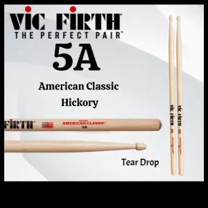 White Vic Firth American Classic 5A Drum Sticks