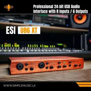 ESI U86 XT Professional 24-bit USB Recording Interface
