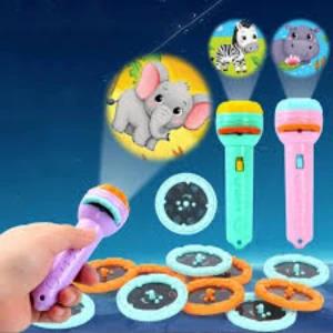 Flashlight Projection Light Toys Slide Lamp 3 slides