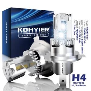 KOHYIER Turbo H4 Hi Lo Beam LED Headlight 100W 20000LM