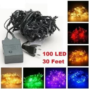 Multi-Color 100 LED Light String 30 Feet