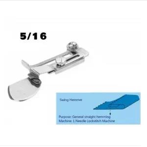 Generic Sewing Machine Single Needle Hem Folder 5/16