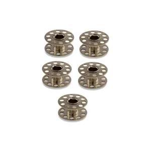Pack of 5 Singer Sewing Machine Class 15 Metal Bobbins