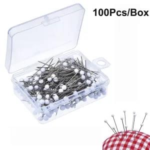 White & Black Sewing Machine Positioning Patchwork Locating Needles (100 PCS)