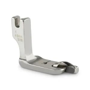 Silver Industrial Sewing Machine Roll Hem Foot 3/16