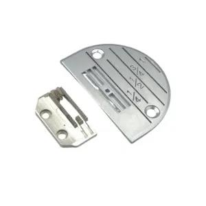 Silver Juki Sewing Machine Needle Plate & Feed Dog