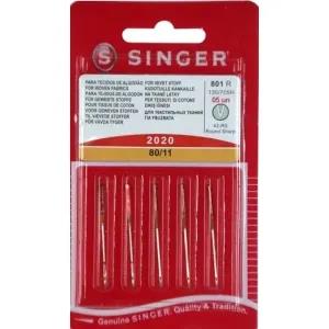 Silver Singer Sewing Machine Needles 2020 (80/11)
