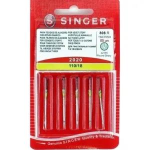 Singer Sewing Machine Needles 2020 Silver (110/18)