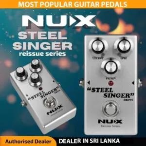 Silver NUX Steel Singer Drive pedal overdrive effect pedal w