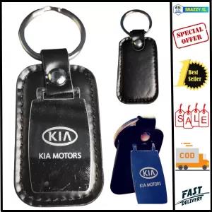 KIA Motors Car Logo Square Keychain Key Ring