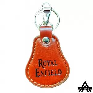 Royal Enfield Motorcycle Keychain Creative Keyring Key Chain Ring Brown Design G