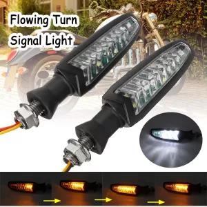 4PCS New Motorcycle 24LEDs High Bright Amber Turn Signal Ind