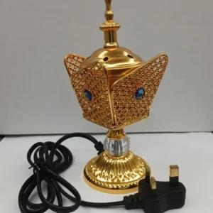 Electric Bakhoor Burner Ornate Golden Design