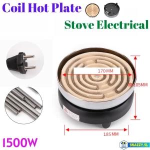 Electric Mini Coil Type Stove Hot Plate 1500W