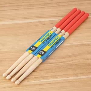 High Quality 1Pair Moboog 5a Drumsticks With Yellow Safe Gr