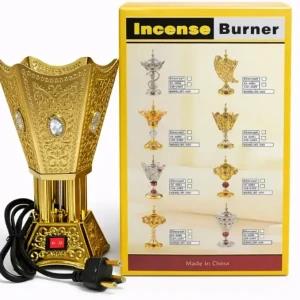 Luxury Electric Incense Burner Golden Crown Bakhoor