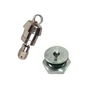 Generic Silver Pressure Cooker Brass Whistle & Safety Valve