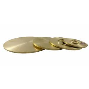 Gold Gas Cooker & Oven Hob Burner Brass Cap Cover (R) Set of 4