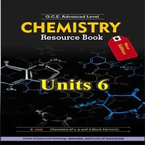 Generic Chemistry 6 Advanced Level Chemistry Resource Book