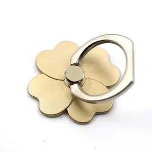 Gold Luxury 360 Degree Metal Fold Finger Ring Flower Shape H