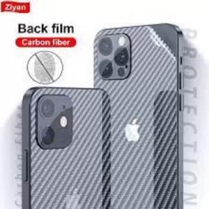 Iphone 12 Pro Max Carbon Fiber Pattern Back Film For Iphone