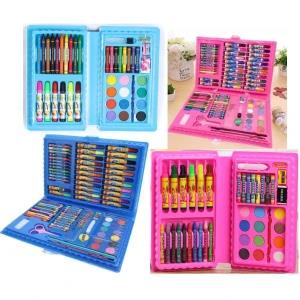 Kids 42-Piece Art & Coloring Set with Crayons & Pens