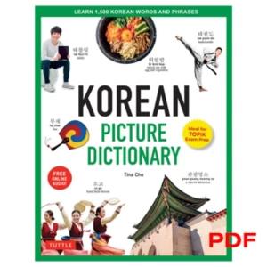 Korean Picture Dictionary Pdf Book