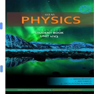 Physics 1-3 english medium physics resource book unit1,2,3