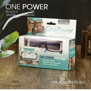 One Power Readers High Quality Unisex Reading Glasses