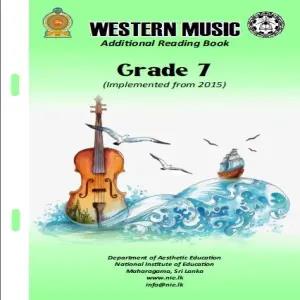 Western Music 7 English additional reading book color print